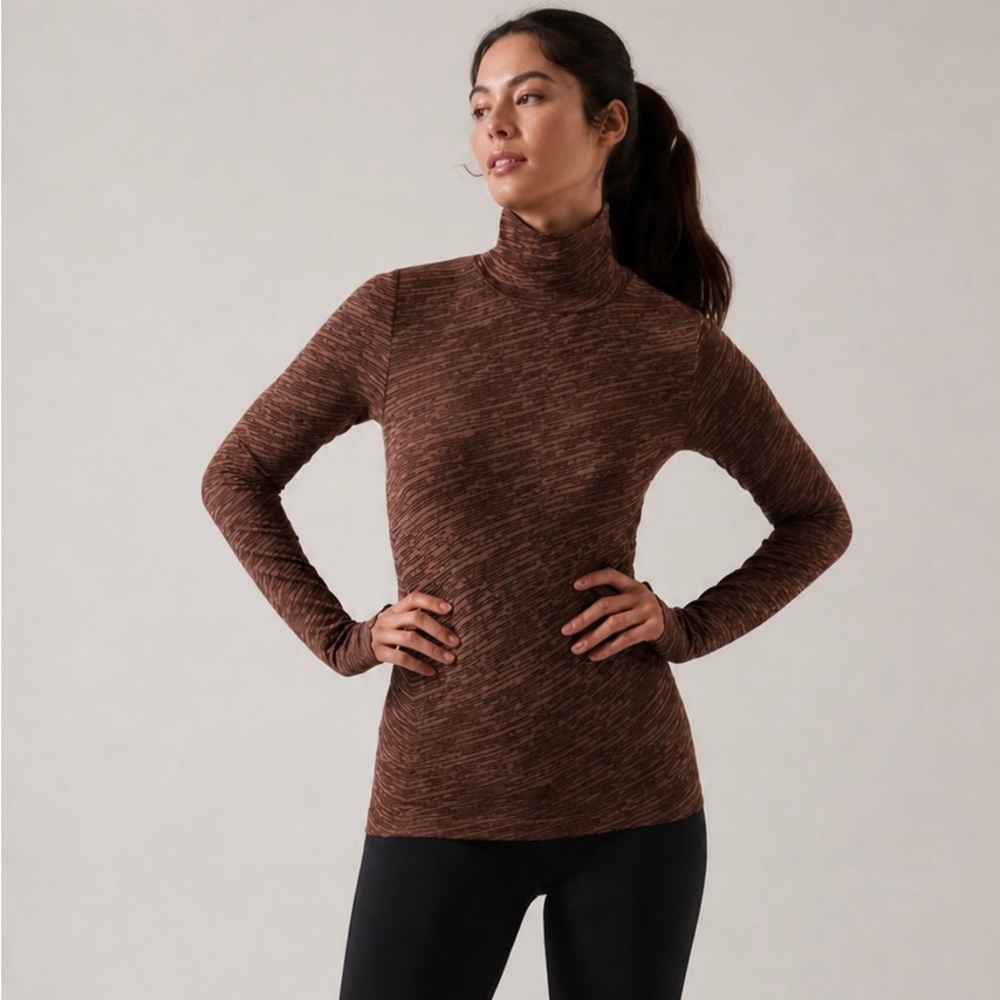 🟪Firm Price🟪 Athleta Flurry Seamless Turtleneck